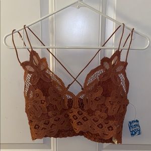 Small- Free People copper bralette